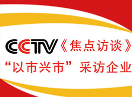 中央電視臺《焦點訪談》-以市興市訪問企業(yè)